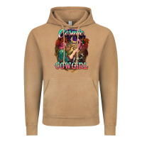 Vintage Camel Cosmic Cowgirl Vintage Hoodie - HowdyJamesFarm