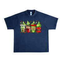 Navy grinch coffee cups Urban Heavy Tee - texasbilliewilder