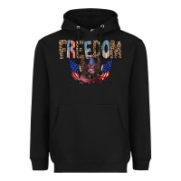 Black freedom Heavyweight Hoodie - RacoonDesign