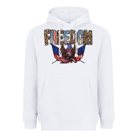 White freedom Heavyweight Hoodie - RacoonDesign
