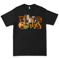 Black Fall Vibes Boer Goat Premium Tee - LillyAllenDesigns