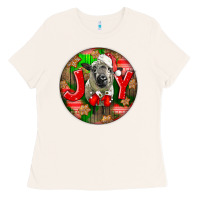 Bone christmas hampshire sheep Ladies Tee - LillyAllenDesigns