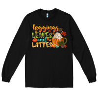 Black leaves and lattes Long Sleeve Tee - CowGirlArtShop