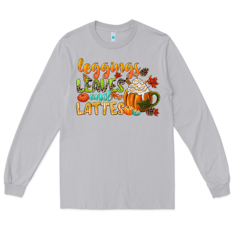 Leaves And Lattes Long Sleeve Tee by CowGirlArtShop | Teevron