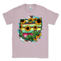 Lilac Ohio Map Sunflower Cactus Serape Classic Tee - RanaPortraitStore