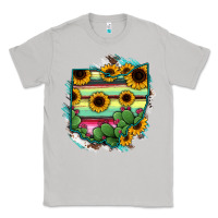 Moon Dust Ohio Map Sunflower Cactus Serape Classic Tee - RanaPortraitStore