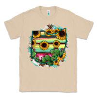 Mushroom Ohio Map Sunflower Cactus Serape Classic Tee - RanaPortraitStore