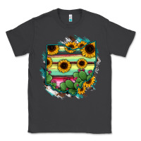 Smoke Ohio Map Sunflower Cactus Serape Classic Tee - RanaPortraitStore