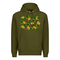 Army Green st patricks day background Premium Hoodie - RanaPortraitStore