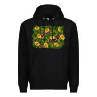 Black st patricks day background Premium Hoodie - RanaPortraitStore