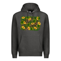 Charcoal Heather st patricks day background Premium Hoodie - RanaPortraitStore