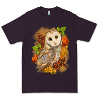 Plum Fall Owl Premium Tee - LillyAllenDesigns