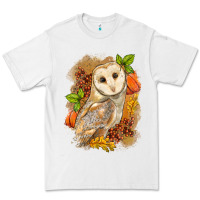 White Fall Owl Premium Tee - LillyAllenDesigns