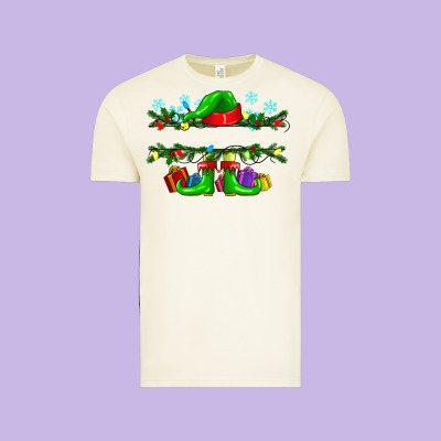 Custom Name Christmas Elf Vintage Tee Designed By Texasbilliewilder