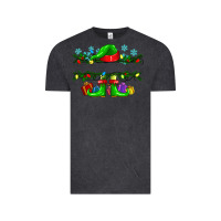 Vintage Black custom name christmas elf Vintage Tee - texasbilliewilder