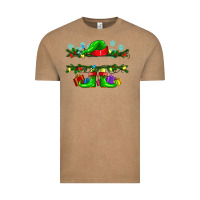 Vintage Coffee custom name christmas elf Vintage Tee - texasbilliewilder