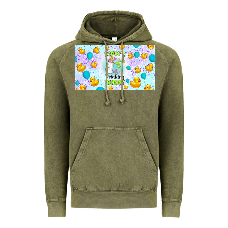 Daddy's Drinking Buddy Vintage Hoodie by TumblerDesignByShophia | Teevron