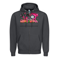 Smoke Hair Stylist Your Textt Zipper Hoodie - CowhideDigitalArt
