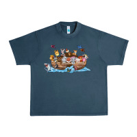 Midnight Navy noahs ark Urban Heavy Tee - texasbilliewilder