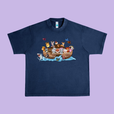 Noahs Ark Urban Heavy Tee Designed By Texasbilliewilder