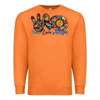 Carrot peace love autism sunflower Premium Sweatshirt - RacoonDesign