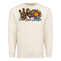 Sandshell peace love autism sunflower Premium Sweatshirt - RacoonDesign