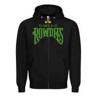 Black the tampa bay rowdies fitted Zipper Hoodie - lanVoArt