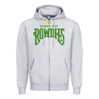 Heather Grey the tampa bay rowdies fitted Zipper Hoodie - lanVoArt