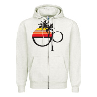 Oatmeal Heather ocean pacific Zipper Hoodie - lanVoArt