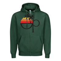 Sports Green ocean pacific Zipper Hoodie - lanVoArt