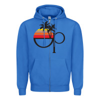 True Royal ocean pacific Zipper Hoodie - lanVoArt