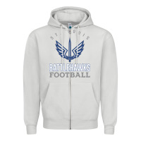Dove Grey stl battlehawks football! xfl Zipper Hoodie - lanVoArt