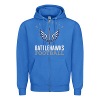 True Royal stl battlehawks football! xfl Zipper Hoodie - lanVoArt