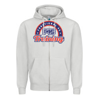 Dove Grey official f45 training Zipper Hoodie - lanVoArt