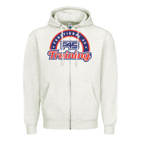 Oatmeal Heather official f45 training Zipper Hoodie - lanVoArt