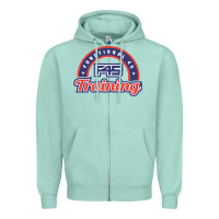 Seafoam official f45 training Zipper Hoodie - lanVoArt