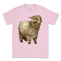 Bubblegum Pink Angora Goat Classic Tee - LillyAllenDesigns