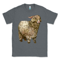 Charcoal Heather Angora Goat Classic Tee - LillyAllenDesigns