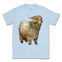 Dusty Blue Angora Goat Classic Tee - LillyAllenDesigns