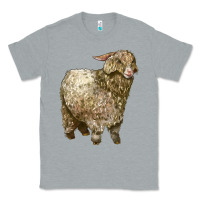 Heather Grey Angora Goat Classic Tee - LillyAllenDesigns
