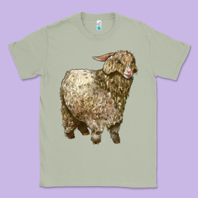 Angora Goat Classic Tee Designed By Lillyallendesigns