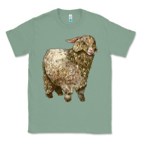 Sage Angora Goat Classic Tee - LillyAllenDesigns