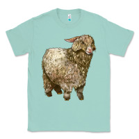 Seafoam Angora Goat Classic Tee - LillyAllenDesigns