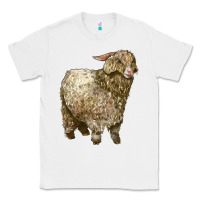White Angora Goat Classic Tee - LillyAllenDesigns