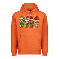Carrot christmas coffee cups gnomies Premium Hoodie - FaDigitalArtStudio