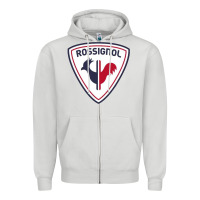Dove Grey finest ski wear Zipper Hoodie - lanVoArt