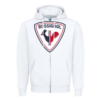 White finest ski wear Zipper Hoodie - lanVoArt
