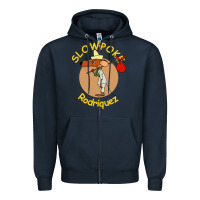 Navy slowpoke rodriguez fresh design Zipper Hoodie - lanVoArt