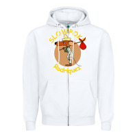 White slowpoke rodriguez fresh design Zipper Hoodie - lanVoArt