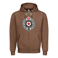 Chestnut fk partizan Zipper Hoodie - lanVoArt
